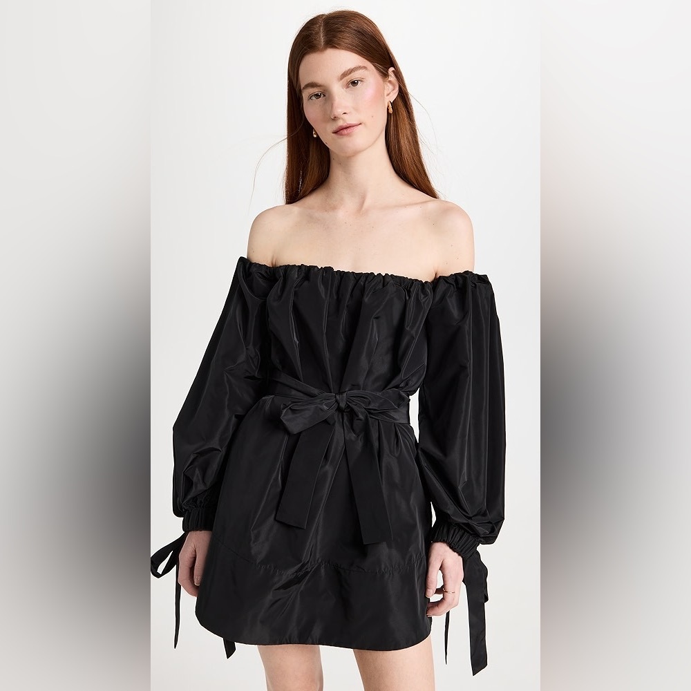 NWT Staud Mini Black Dress